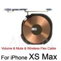 Original Volume Buttons Mute NFC Wireless Charging FlashLight Power Flex Cable For iPhone X XR Xs Max Phone Parts.