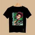 Demon Slayer (Full Bundle) Printed Half Sleeve jersey T-shirt For Men and Women. 