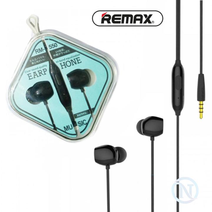 REMAX RM-550 WIRED IN-EAR EARPHONE | Daraz.com.bd