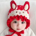 Knitted Cartoon Rabbit Baby Beanie Hat Winter Autumn Infant Sweater Knit  Ear Children Hat Bonnet Boys Girls Beanie Christmas Hats. 