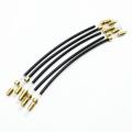 1x Cello Endpin Stopper Stop Holder Anchor Protector Non-Slip with Metal Eye & 5Pcs Violin Tail Gut Tail Cord Gut Cord Nylon with Brass Screw for 3/4 4/4 Fiddle Violin Black. 