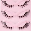 5 Pair 3D Cat Eye Lashes Fox Eye Fluffy Soft Natural Mink False Eyelashes Faux Makeup Eyelash.