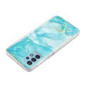 For Samsung Galaxy A32 5G IMD Marble Pattern TPU Phone Case.