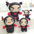 Kawaii Pucca and Garu Plush Toy Chinese Style Doll Stuffed Figure Sleeping Pillow Plushies Wedding Couple Girl Birthday Gift Kid. 