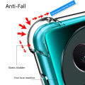 Olige Casing For VIVO V30e New transparent airbag four corners drop-proof all-inclusive phone case.