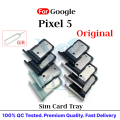 For Google Pixel 5 SIM Card Tray Holder with Sim Ejector Pin Replacement Parts.