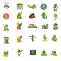 【3C VictoryEagle】50pcs/pack Frog PEPE Graffiti Stickers For Gift Bicycle Computer Notebook Car Children's Toy.