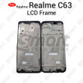 For Realme C61 C63 Only Front LCD Frame Housing Replacement Parts.