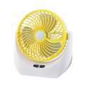 Lithium rechargeable mini table fan with LED light -1880. 