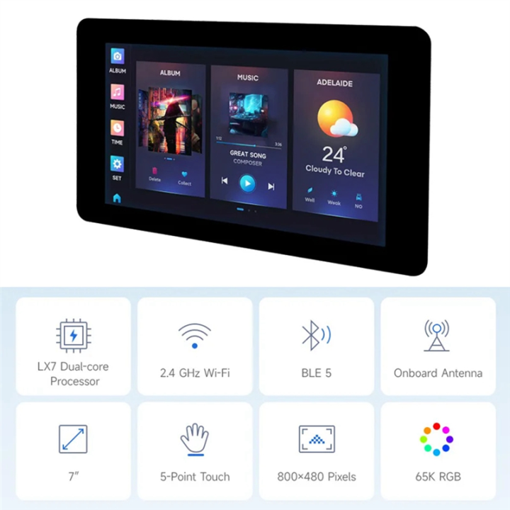 ESP32-S3%207Inch%20Touch%20Display%20Development%20Board%20for%20GUI%20LVGL%20HMI%20ESP32%20-%20Image%203