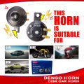 Denso Disk Horn for Car & Bike – Super Loud High Tone Horn for Motorbike, Scooters, Car & SUV. 
