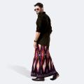 AMANAT SHAH LUNGI FOR MEN / LINEN BATIK PRINT LUNGI STITCHED (5 HAND).