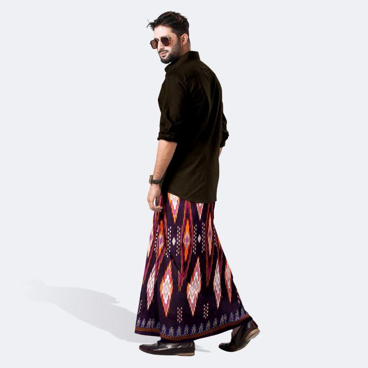 AMANAT%20SHAH%20LUNGI%20FOR%20MEN%20/%20LINEN%20BATIK%20PRINT%20LUNGI%20STITCHED%20(5%20HAND)%20-%20Image%204