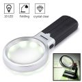 Magnifying Glass Folding Stand LED Illuminated Lamp. 