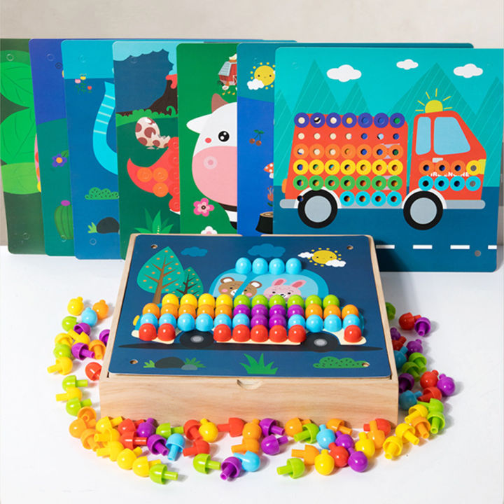 GC%20Creative%20Mosaic%20Puzzle%20Kid%20Toy%20Mushroom%20Nails%20Pegboard%203D%20Jigsaw%20Toys%20Puzzle%20Game%20Early%20Learning%20Educational%20Toys%20For%20Boys%20Girls%20-%20Image%207