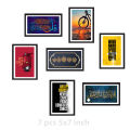 7 pcs room decoration items combo picture frame set for wall decor wallmate wall frame picture frame. 