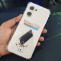 Realme C33 4G Silicone Airbag cover Shockproof Transparent Protective Clear Back Cover TPU Case. 