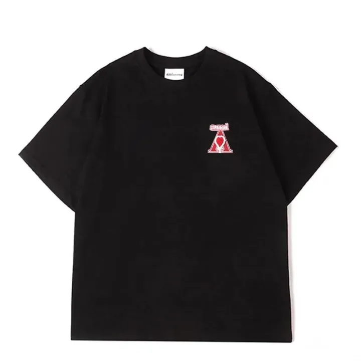 AMI%20AMORING%20Couple%20Matching%20Short%20Sleeve%20T-Shirt%20for%20Men%20and%20Women%20Loose%20Cotton%20Half%20Sleeve%20T-Shirt%20Four%20Seasons%20Tops%20Tees%20-%20Image%205