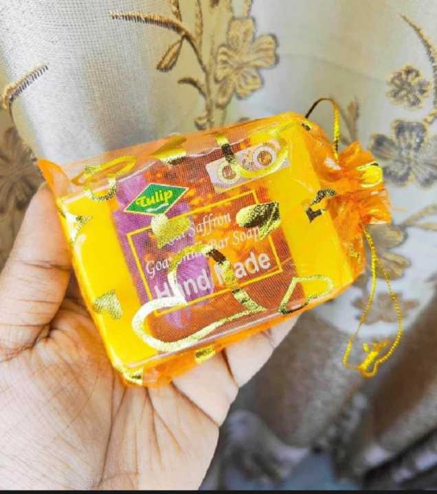 Hand Made Real Saffron Goat Milk Bar Soap