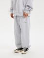 BENT IDEA Autumn New American Retro Casual Hasu Splice Sweatpants Pants. 