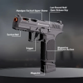 Glock18 Sig Blowback Toy Gun Metal Barrel, Jump Eject Magazine, Plastic – Realistic Toy for Kids. 