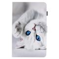 SM-T585 Tablet Case For Samsung Galaxy Tab A A6 10.1" 2016 SM-T580 T580 T585 T585N Smart Cover Funda Cartoon Cat Shell +Film+Pen. 