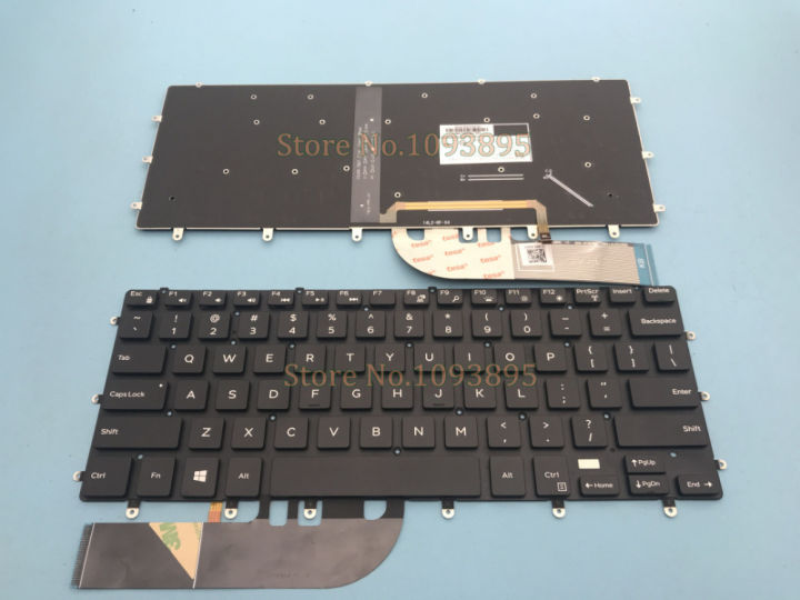 NEW For DELL XPS 15 7590 9550 9560 9570 Laptop English Keyboard Backlit