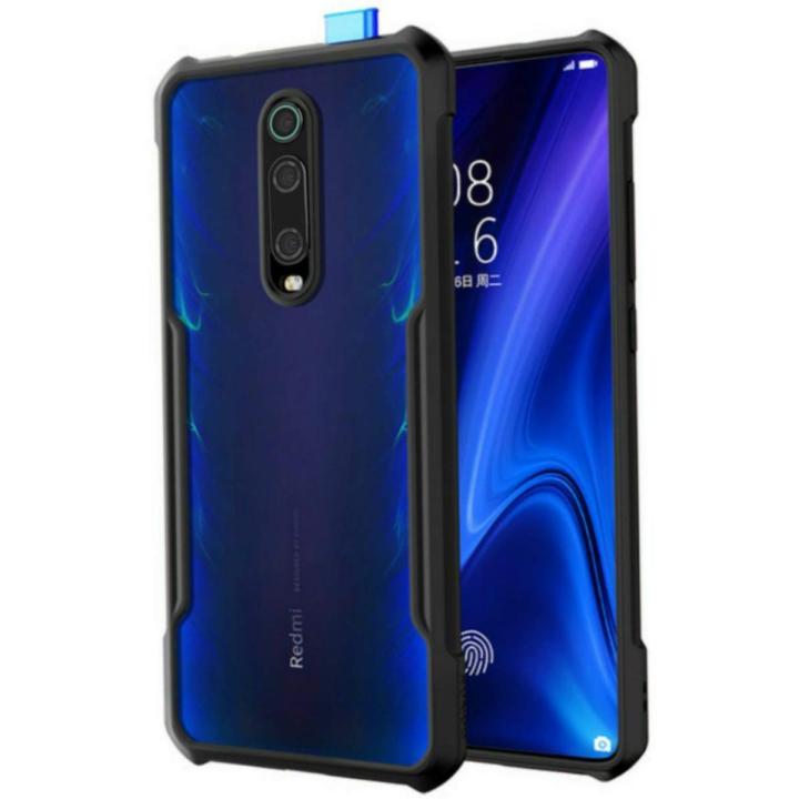 For Xiaomi Redmi K20 +Xiaomi Redmi K20 Pro + Mi 9T Edge-Reinforced Shockproof Cushion Back Clear Hybrid Transparent Hard Cover Casing - - Phone - Redmi Note 11 Back Cover