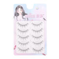 Mou Lai Ya Little Devil False Eyelashes, One Piece Natural Style, Transparent and Hard Stem, Thick Eyelash. 