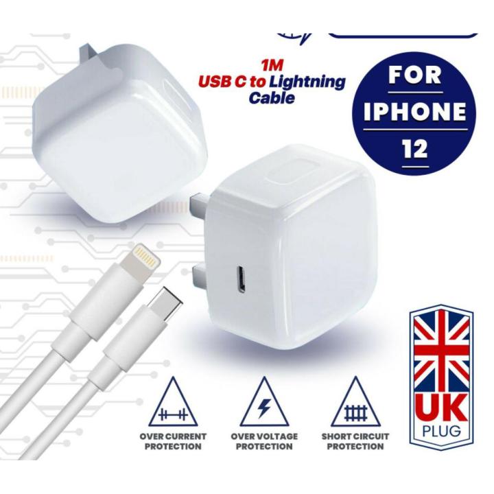 USB-C Fast Charging PD Charger Cable Plug for iPhone 11 iPhone