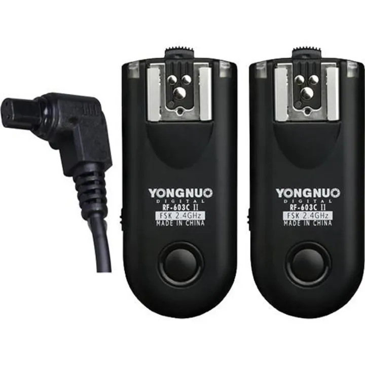 Yongnuo RF-603C II Wireless Flash Trigger Kit for Canon