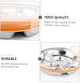Heavy stillness stell-compartment Kitchen Household Spice Box.