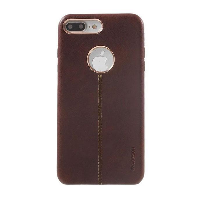 Vorson Leather Coated Protector Case for iPhone 7 Plus - Brown