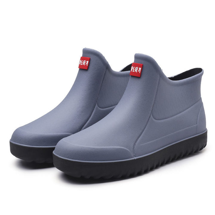 Rain%20Boots%20Waterproof%20Stylish%20Water%20Shoes%20Men's%20Rain%20Boots%20Short%20Tube%20Mid%20Tube%20Kitchen%20Anti-Slip%20Rubber%20Shoes%20Fleece%20Lined%20Padded%20Warm%20Keeping%20Rubber%20Boots%20Winter%20-%20Image%206