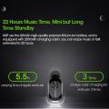 Wireless Bluetooth Earphone Mono In ear Headset True Wireless Earbuds with Microphone. 