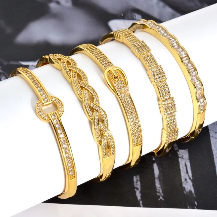 ZEADear%20Fashion%20Jewelry%20Zircon%20Bracelet%2018K%20Gold%20Plated%20Snake%20Geometry%20Twist%20Copper%20Bangle%20Punk%20Women%20Men%20Hand%20Jewellery%20Gift%20BruberryBe%20-%20Image%204