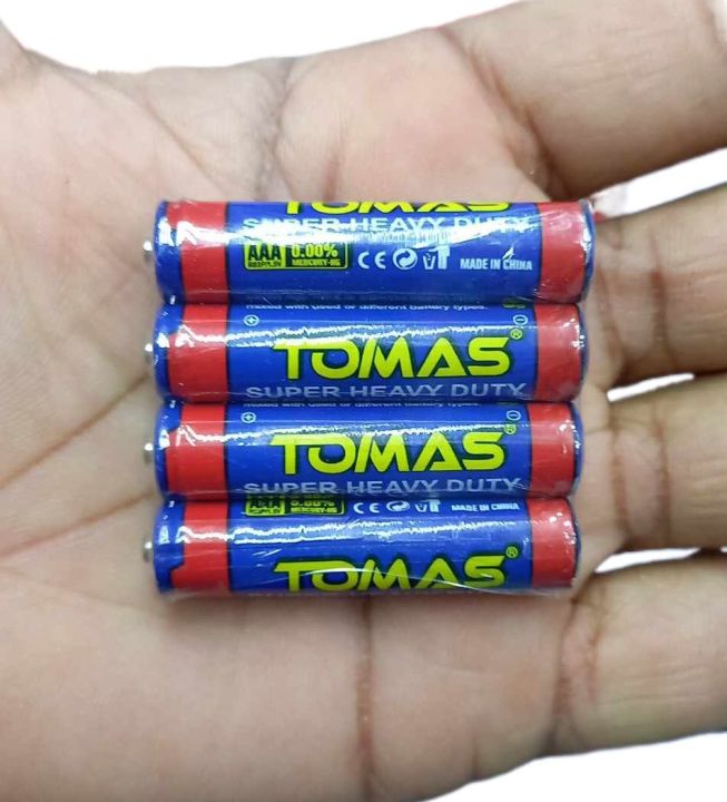 4Pcs - NON RECHARGEABLE Battery 1.5 Battery AAA 1.5V Non Rechargeable AAA Battery Pin Type Small Triple A Battery 1.5V Battery For TV Remote Control Car Toy