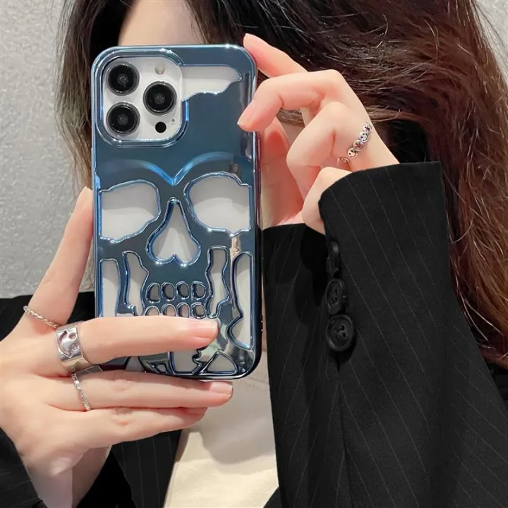HOCE%20Cool%20Skeleton%20Phone%20Cases%20for%20iPhone%2017%2016%2015%2014%2013%2012%2011%20Pro%20Max%2014%2015%2016%20Plus%2011%20Case%20Luxury%20Plating%20Halloween%20Skull%20Cover%20-%20Image%206