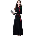 New Vintage Chinese Style Elegant Women Long Kurti, Fibric linen 2023. 