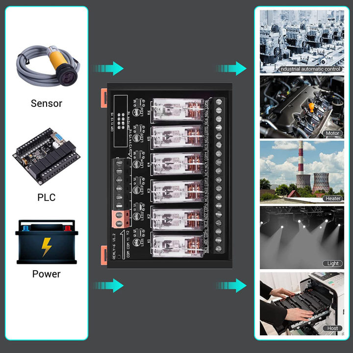 DC%2024V%20Relay%20Module,%206%20Channel%20SPDT%20Switch%20Module%20with%20Isolated%20Optocoupler%20DIN%20Rail%20Mount%20Pluggable%20Power%20Relay%20Module%20-%20Image%207