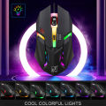 1200 DPI M6 7 Color LED Light Gaming Mouse - Black -with Optical Tracing System and 5 Million Clicks /Transparent Bluetooth Mouse. 