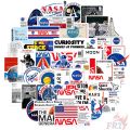 ❉ National Aeronautics & Space Administration - NASA Stickers ❉ 50Pcs/Set Waterproof DIY Fashion Decals Doodle Stickers.