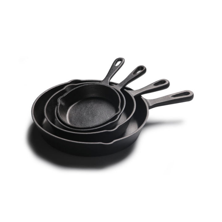 14cm/16cm/20cm/26cm%20Cast%20Iron%20Pan%20Pre-Seasoned%20Cast%20Iron%20Frying%20Pan%20Cookware%20-%20Image%205