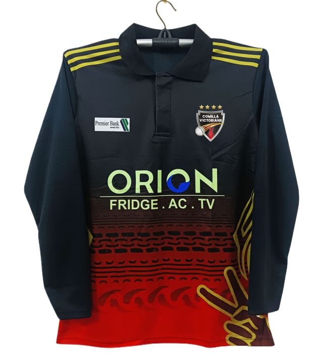 Comilla Victorians BPL Polo Cricket Jersey For Man - Long Sleeve Collar Polo BPL Jersey - Comilla Jersey 2026
