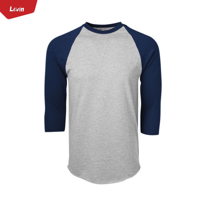 Men's%20Three%20Quarter%203/4%20Raglan%20Sleeve%20Casual%20T-Shirt%20From%20Levin%20-%20Image%205