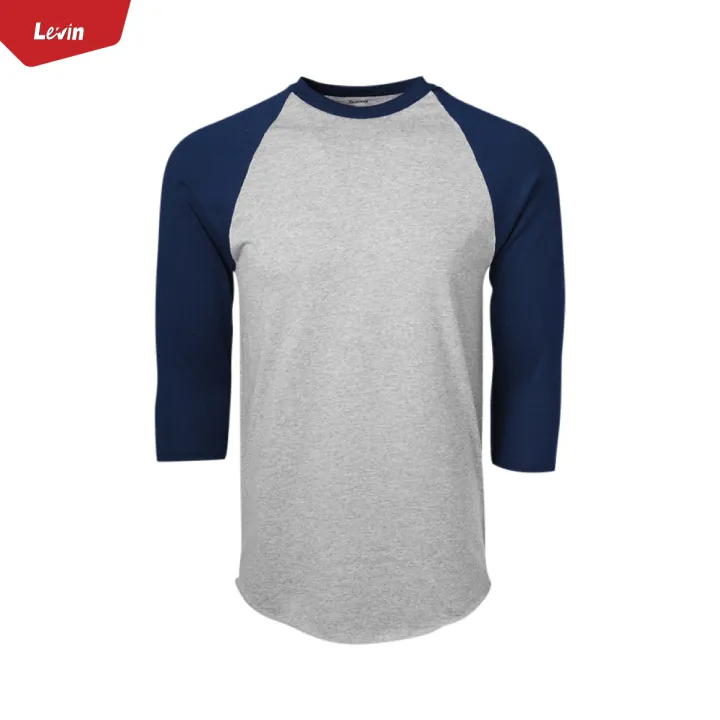 Men's%20Three%20Quarter%203/4%20Raglan%20Sleeve%20Casual%20T-Shirt%20From%20Levin%20-%20Image%205