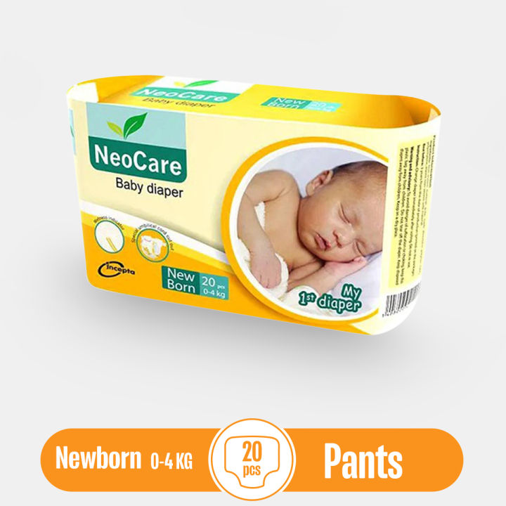 Neocare Baby Diaper New Born (0-4Kg) - 20pcs