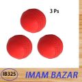 3 Pcs Cricket Rubber Ball - Ideal For Practice And Casual Matches, Improve Your Game Today!.