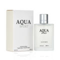 100ML 3.4FL.OZ AQUA Men's Perfume EDP, Aquatic Aromatic Eau de Parfum, Lime Marine Musk Fresh Ocean Fragrance Spray for Men. 