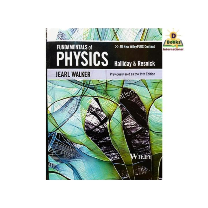 Fundamental of physics 11th edition by haliday resnick jearl